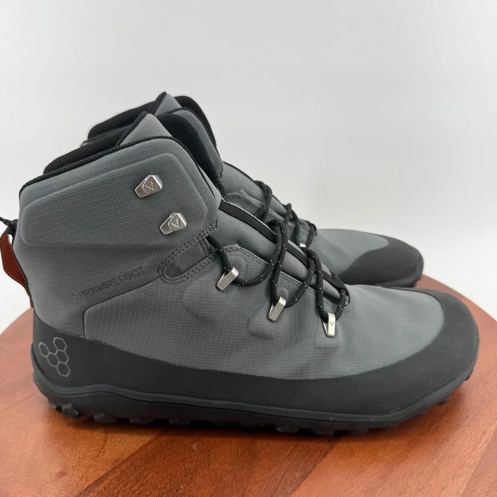 Vivobarefoot Tracker Textile AT Dark Shadow Hiking Boots Men EU 47/US 13 NIB